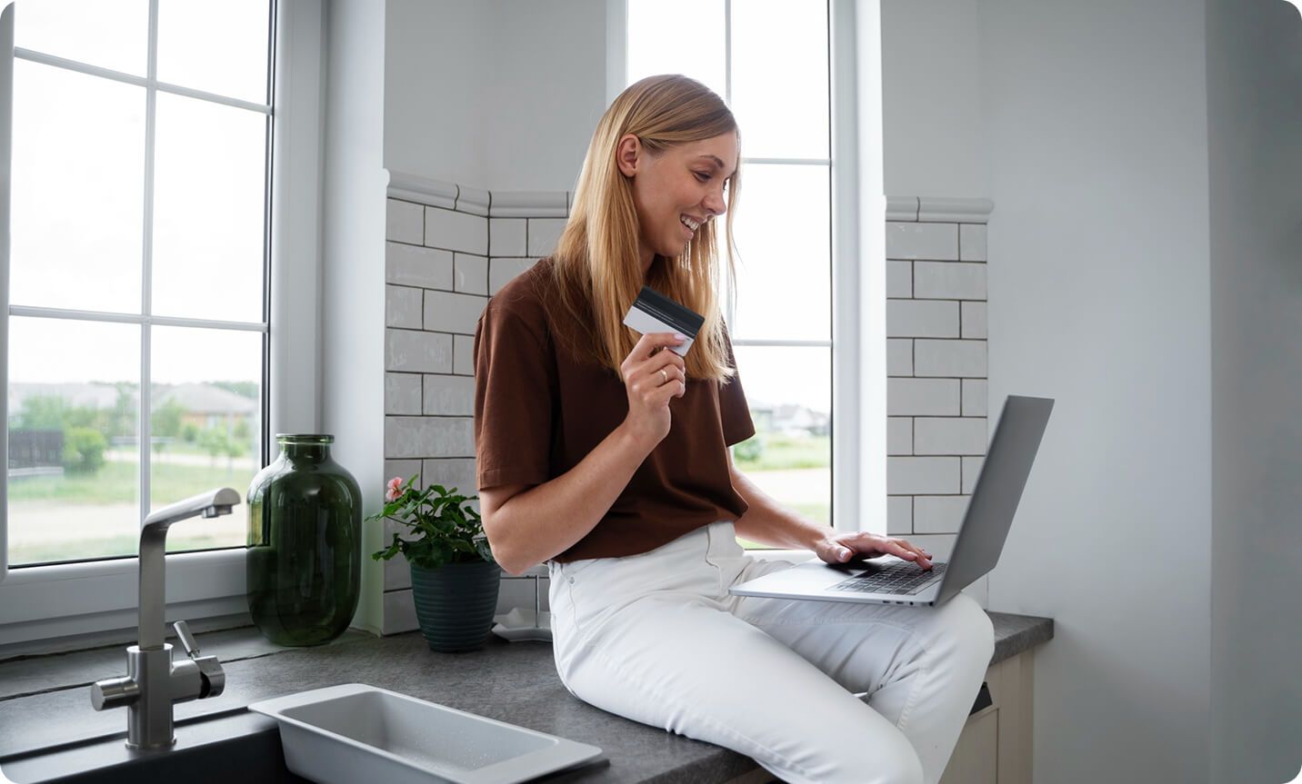 women searching on laptop
